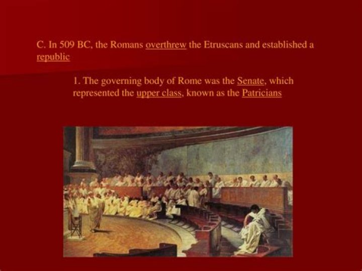 In 509 bc the romans overthrew?