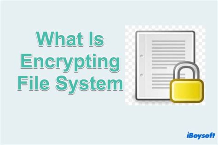 In encrypted file system?