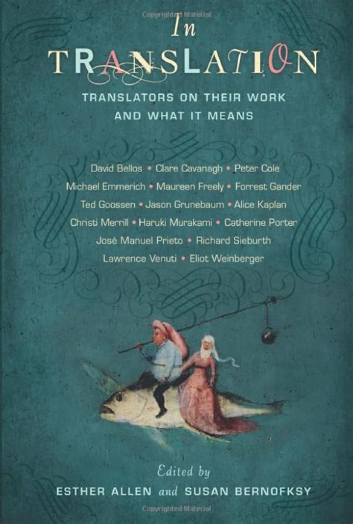 In translation translators on their work and what it means?
