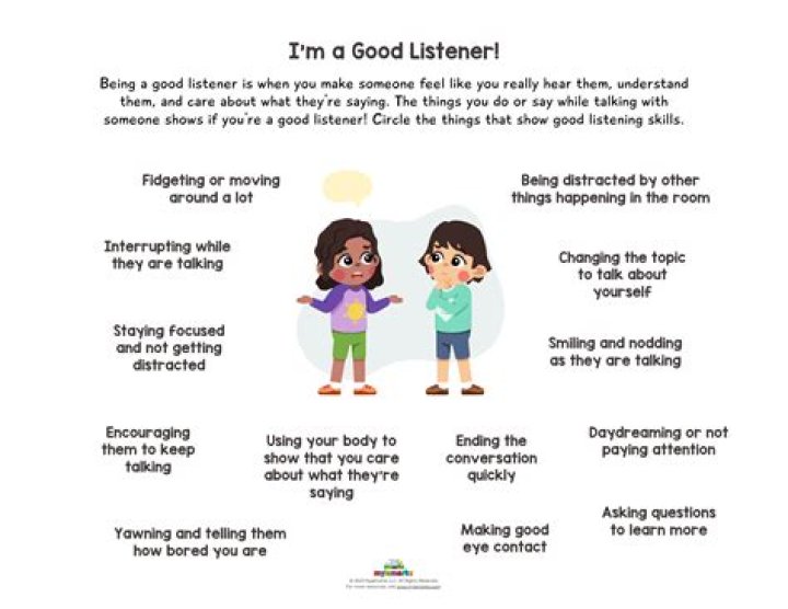 Is a good listener?