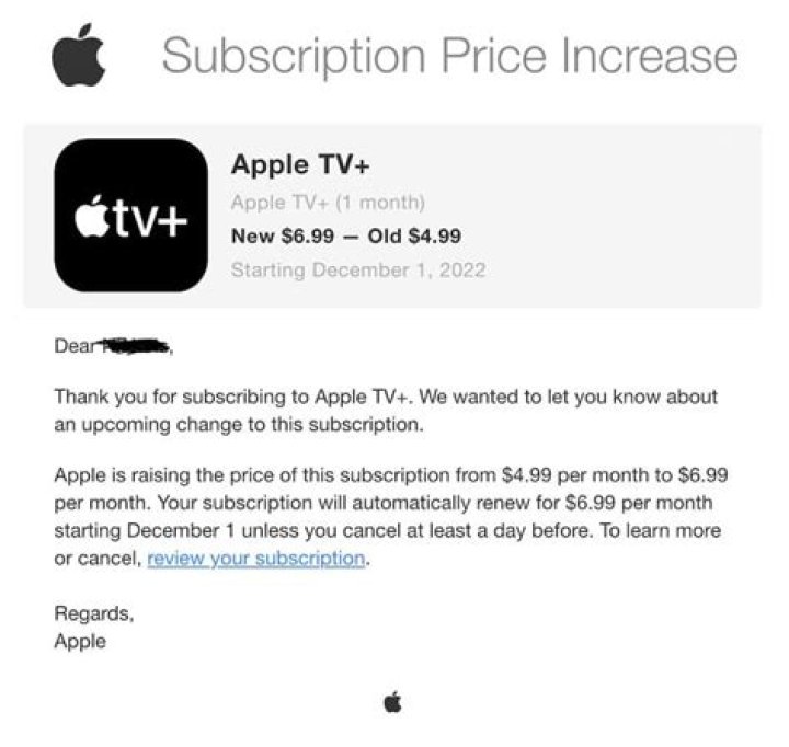 Is apple tv a subscription?