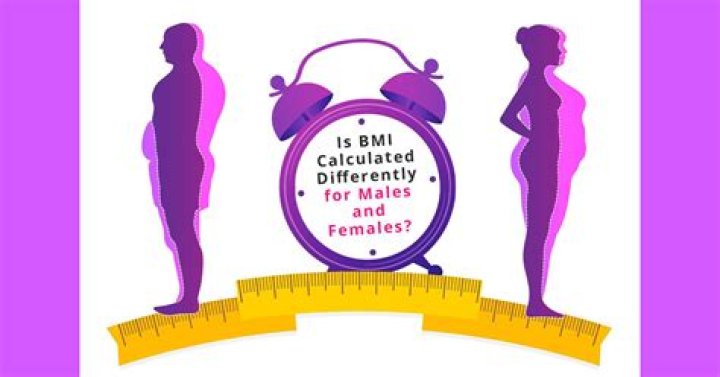 Is bmi calculated differently for males and females?