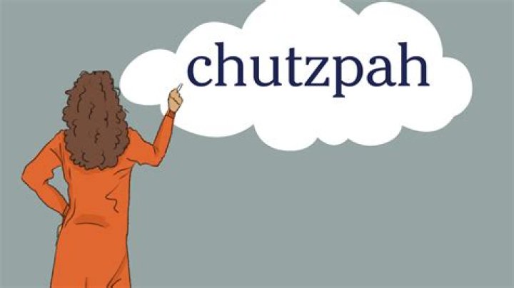 Is chutzpah in english word?