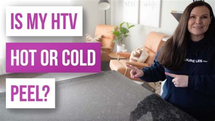 Is flocked htv cold peel?