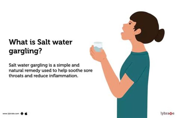 Is gargling with salt water good?