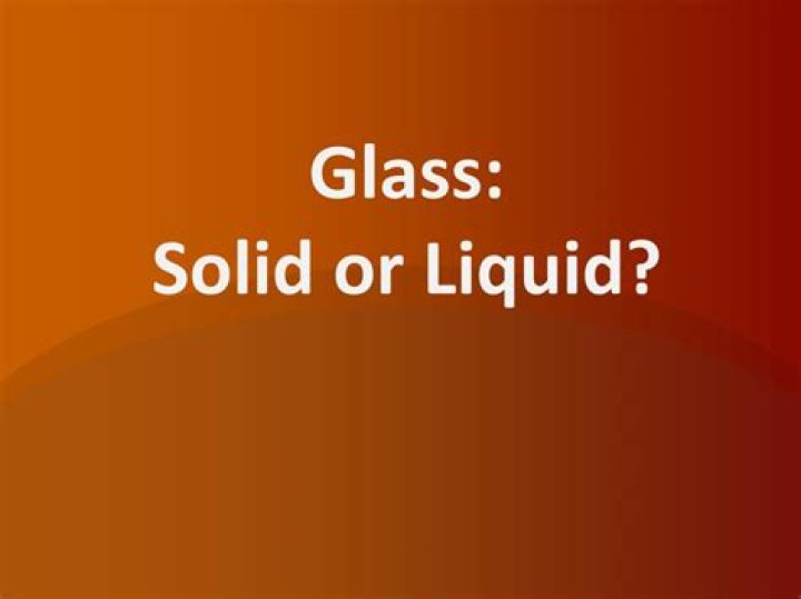 Is glass a solid?