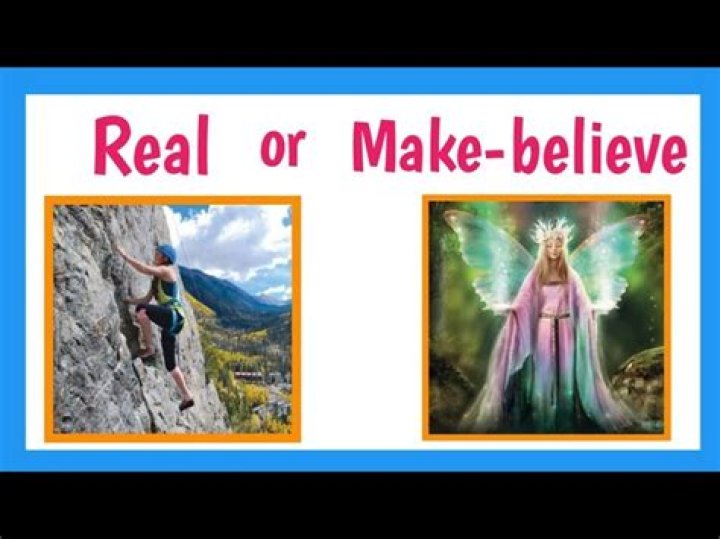 Is it make believe or make belief?