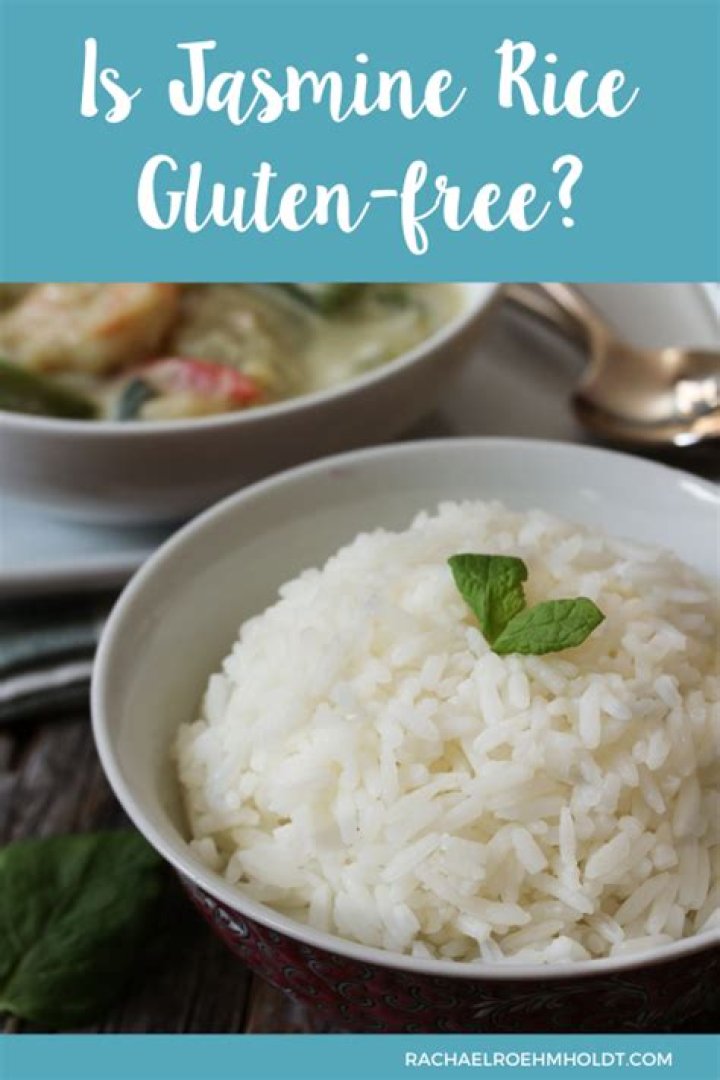 Is jasmine rice gluten free?