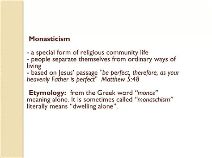 Is monasticism relevant today?