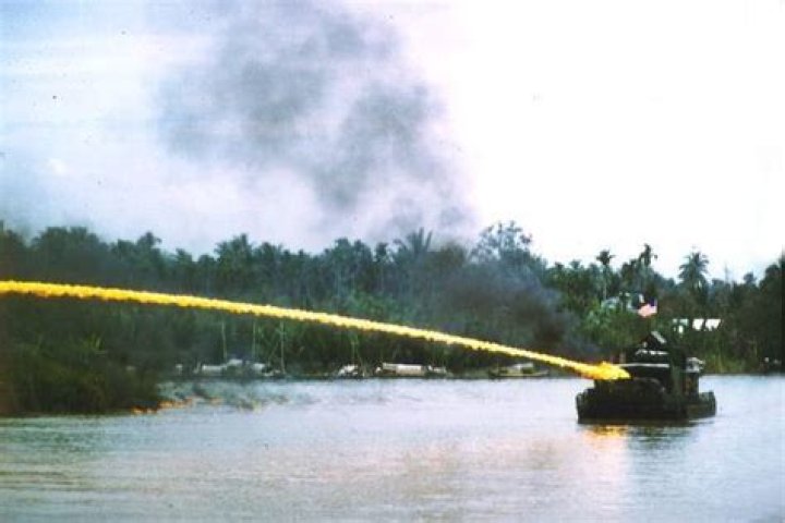 Is napalm used in flamethrowers?