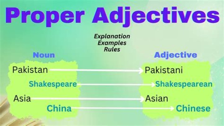 Is proper an adjective?