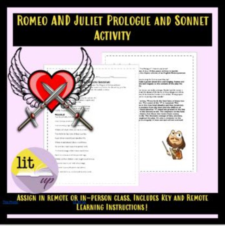 Is the prologue of romeo and juliet a sonnet?