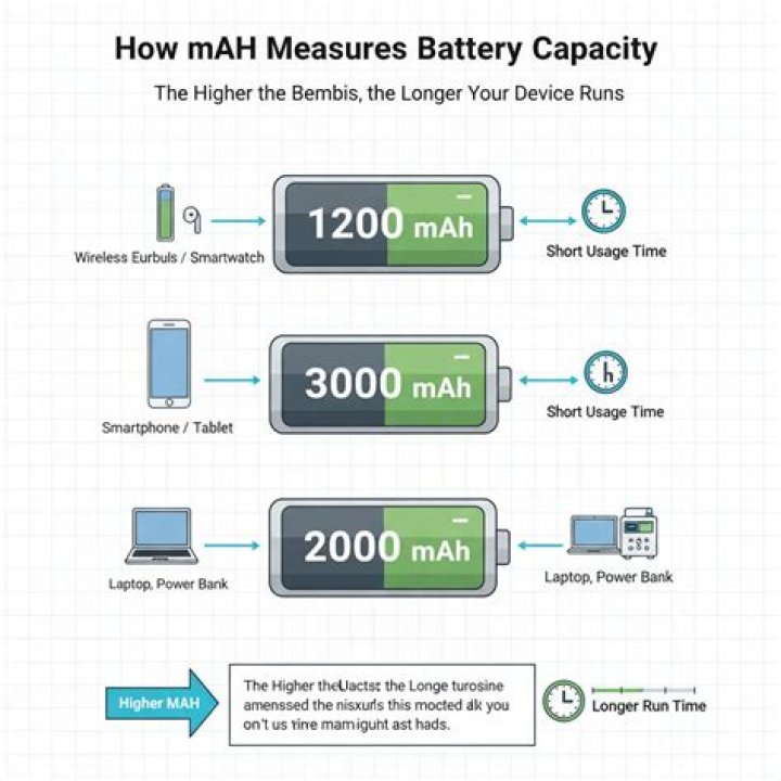 On a battery what does mah mean?