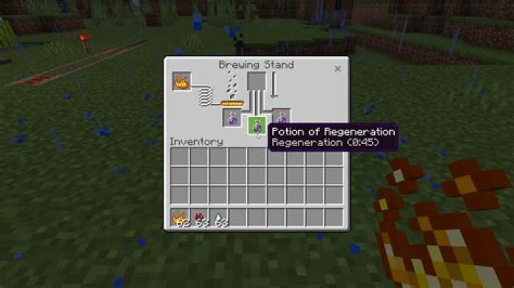 On minecraft how to make a potion of regeneration?
