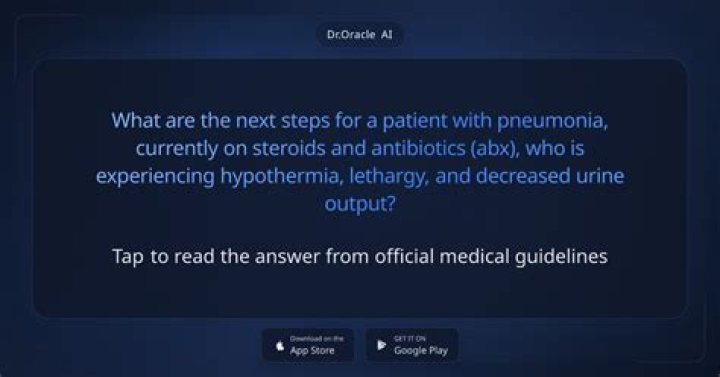 On steroids and antibiotics?