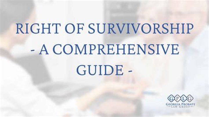 On the right of survivorship?