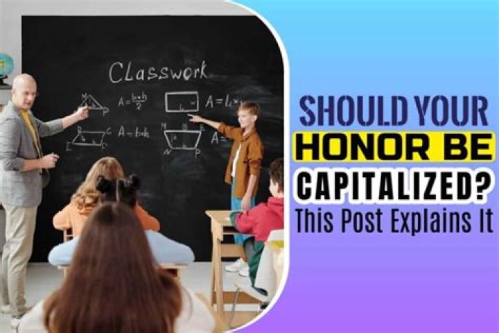 Should honor be capitalized?