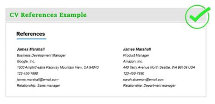 Should i put references on my cv?