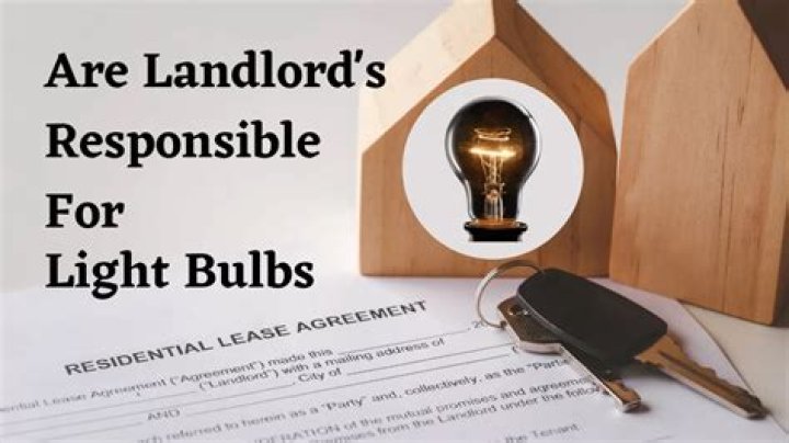 Should landlord provide light bulbs?