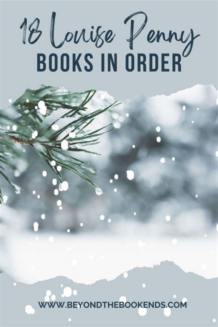 Should louise penny books be read in order?