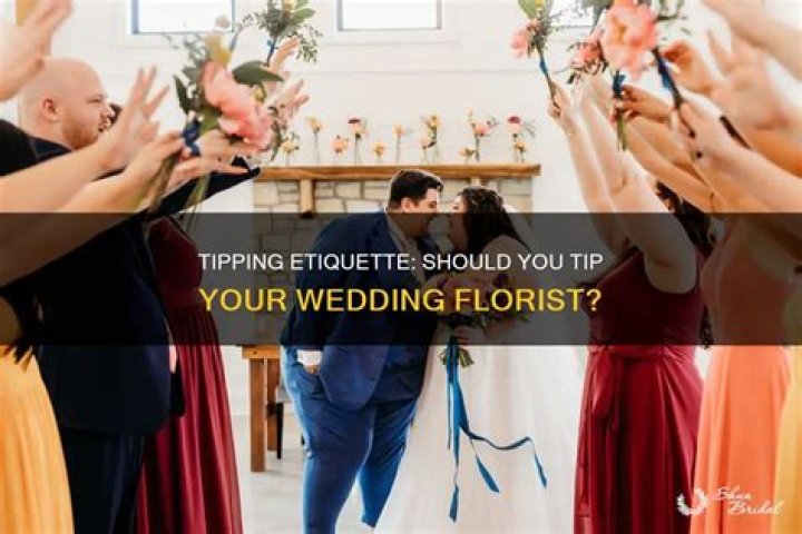 Should you tip florist?