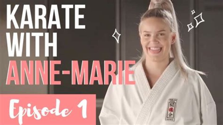 Was anne marie a karate champion?