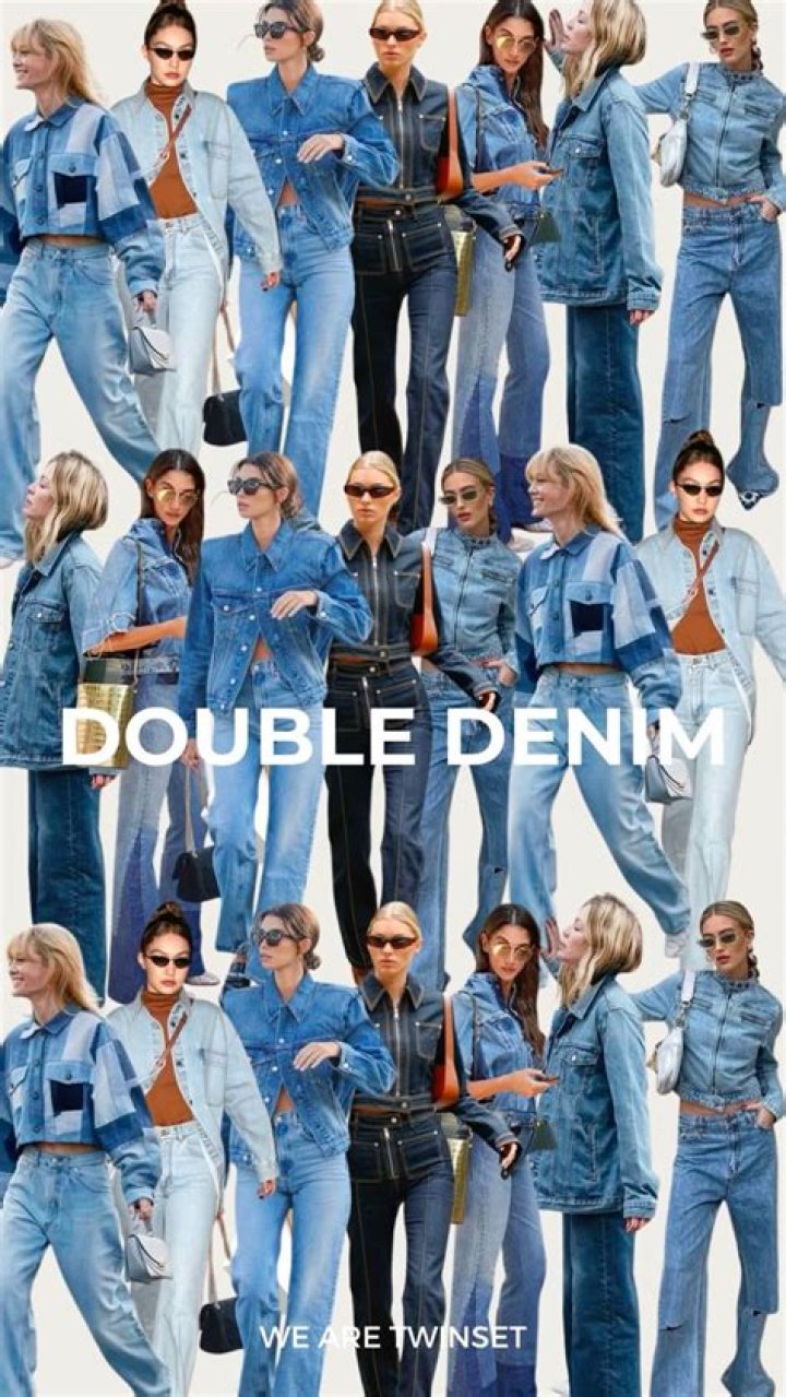 Was double denim 80s?