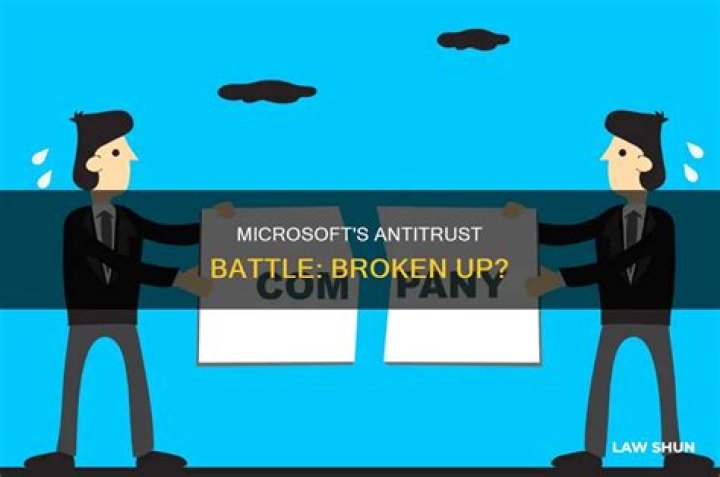 Was microsoft broken up?
