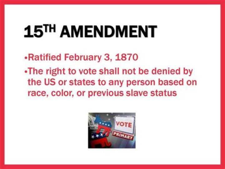 Was the fifteenth amendment ratified?
