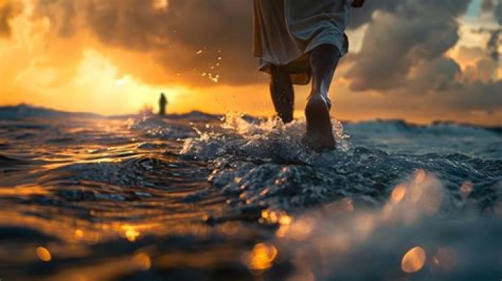 Were did jesus walk on water?