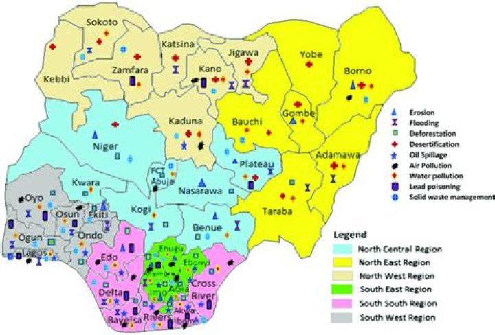 Were is limestone found in nigeria?
