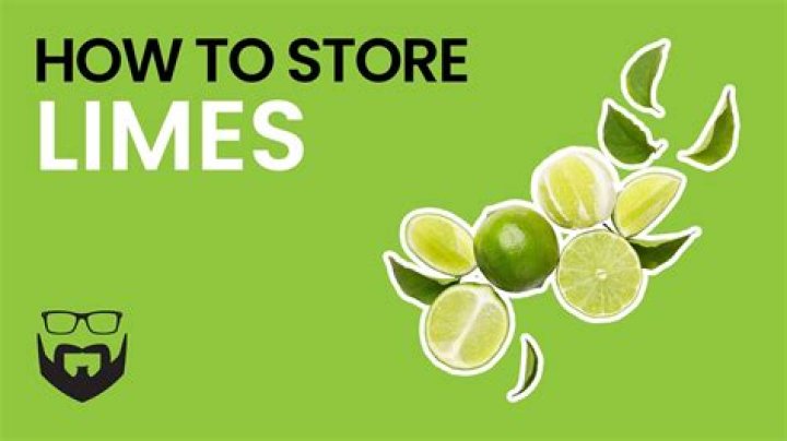 Were to store limes?