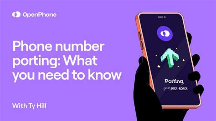 What's porting your number?