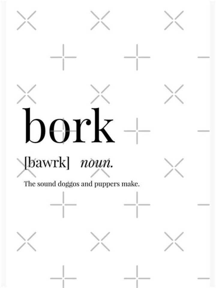 What bork means in english?