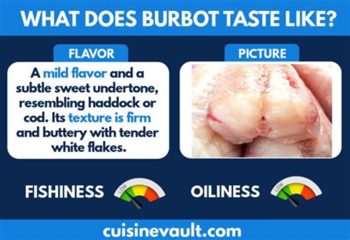 What do burbot taste like?