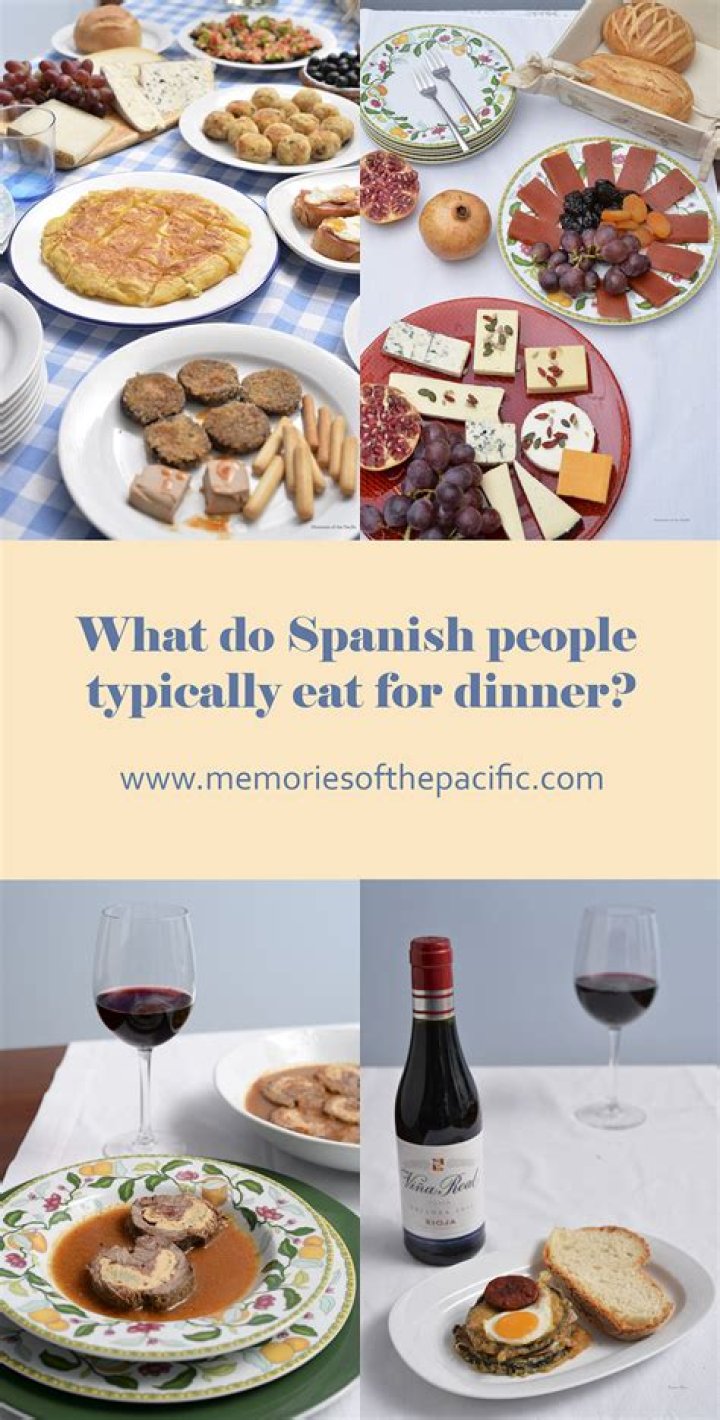 What do spaniards eat?
