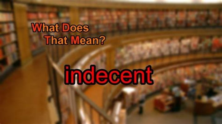 What does indecent images mean?