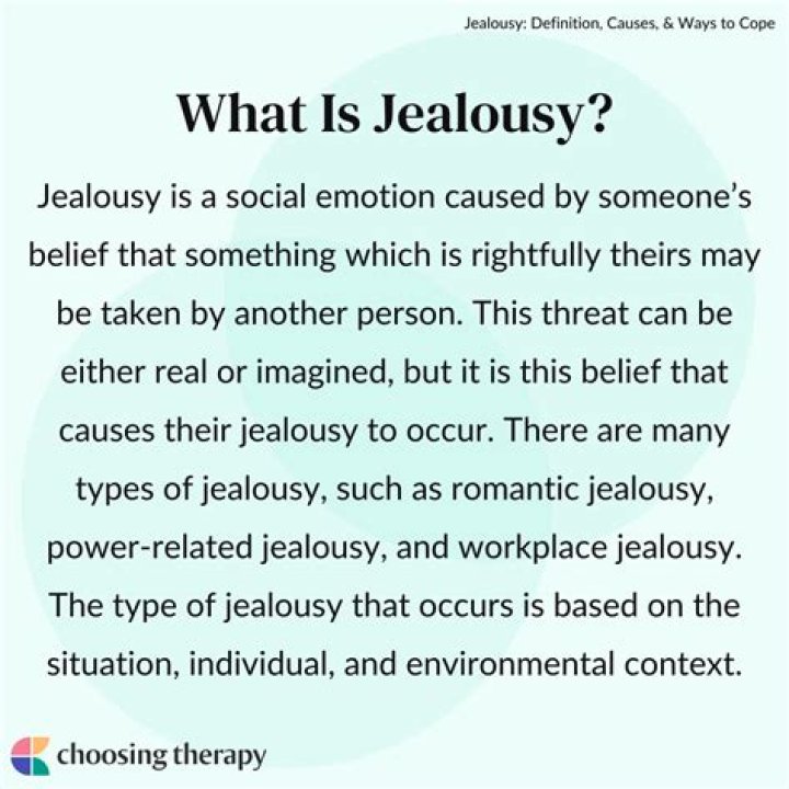 What does jealousy mean?