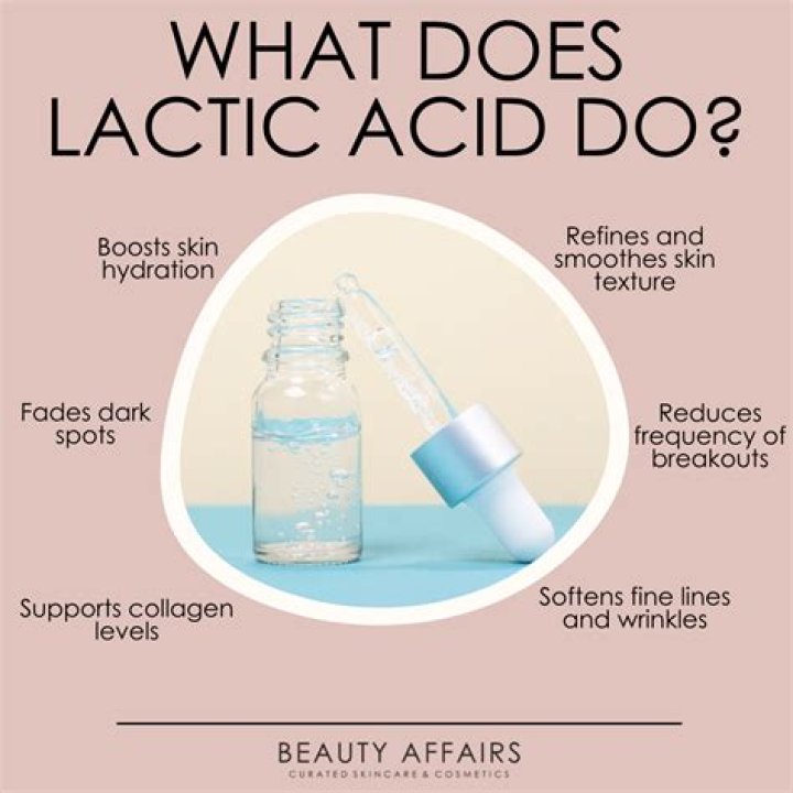 What does lactic acid do for skin?