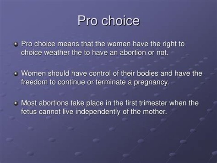 What does pro-choice mean in english?
