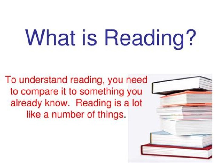 What does reading mean?