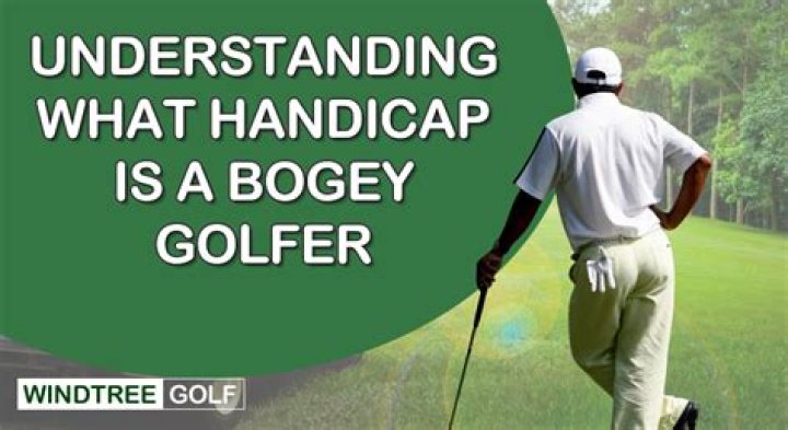 What handicap is a bogey golfer?