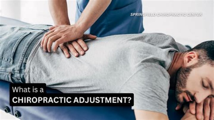 What is a chiropractic adjustment?
