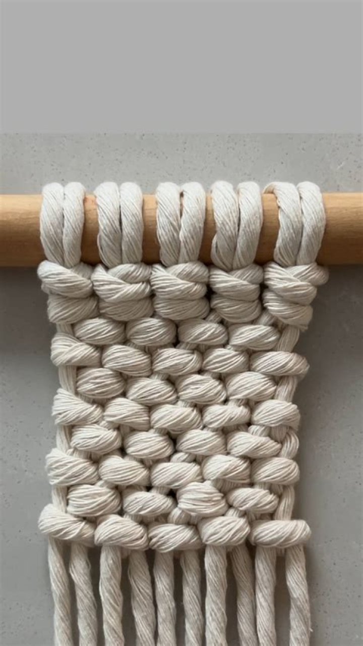 What is a sennit in macrame?