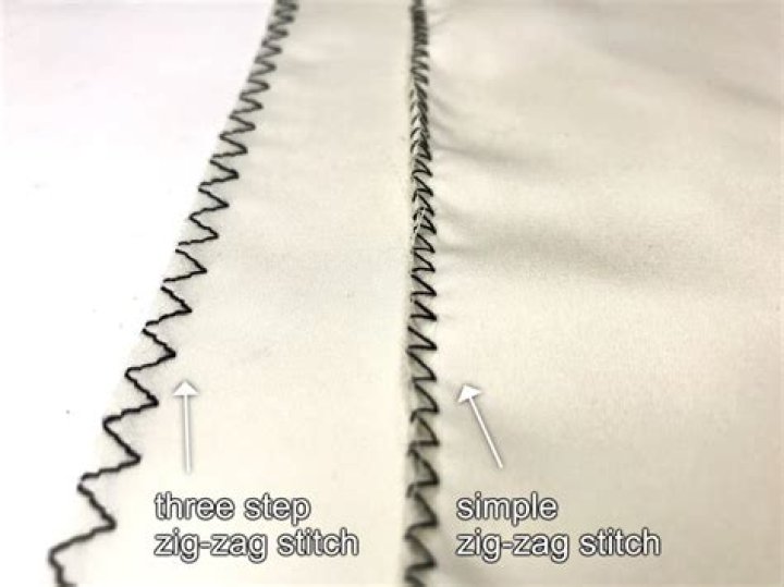 What is a three step zigzag stitch?