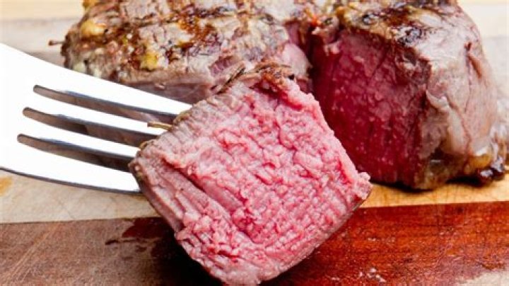 What is considered undercooked meat?