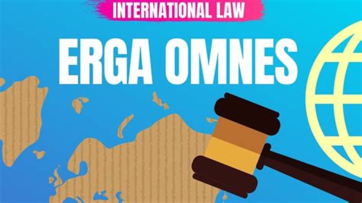 What is erga omnes obligation?