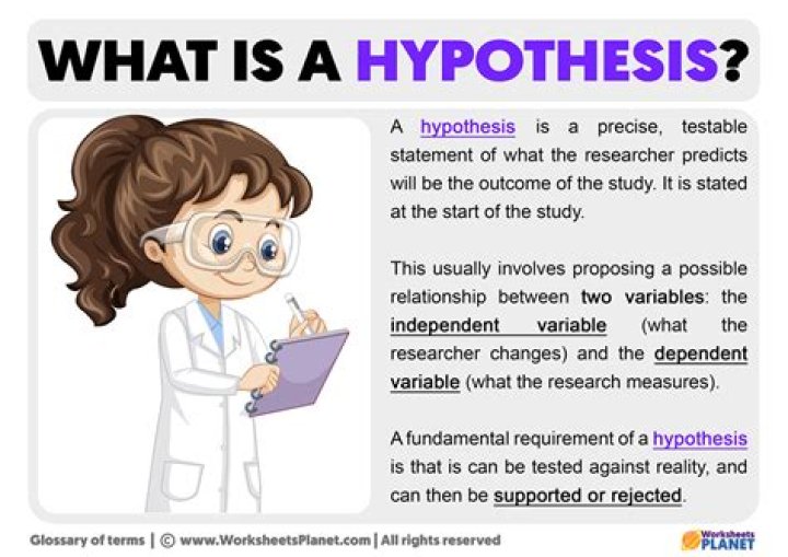 What is hypothesis in simple words?