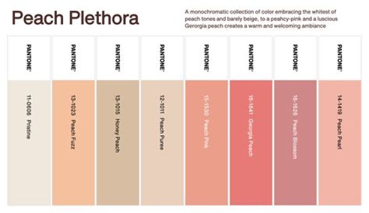 What is peach skin tone?