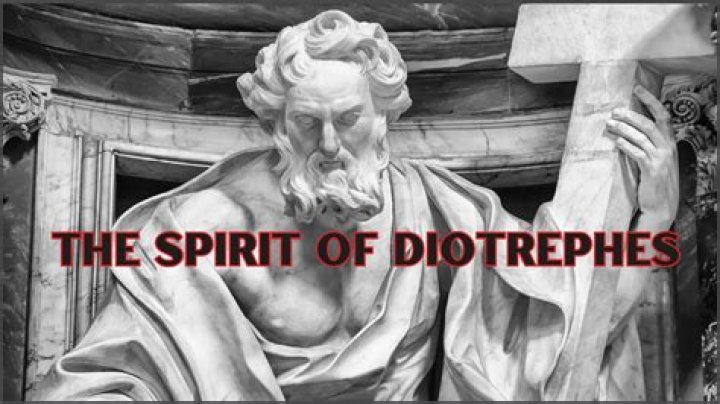 What is the meaning of diotrephes?
